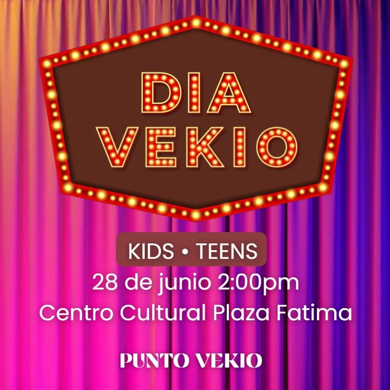 Fondo promocional del evento Día Vekio en Monterrey