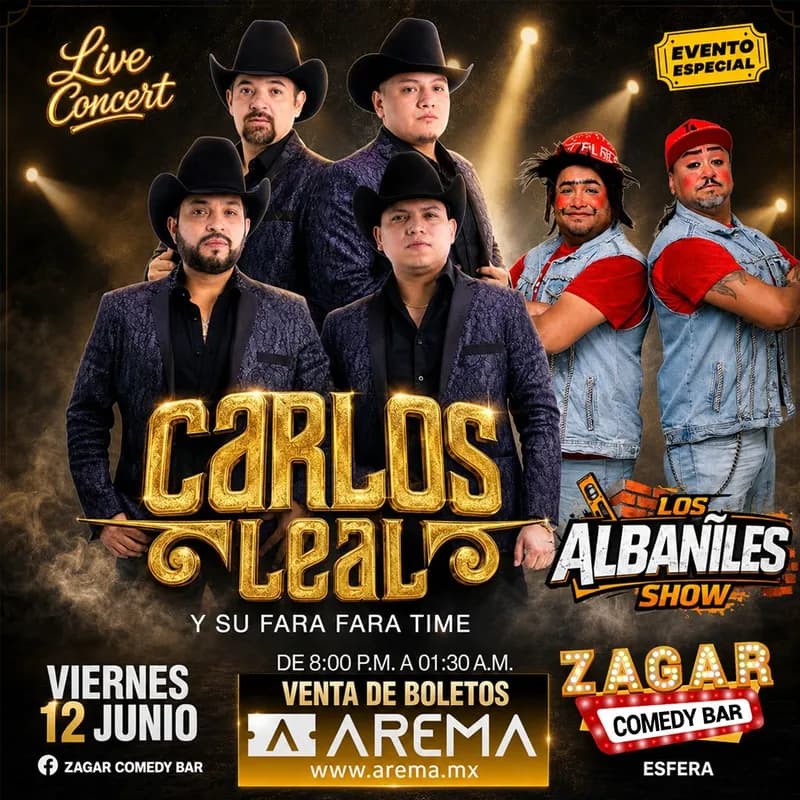 Carlos Leal en Zagar Comedy Bar Esfera