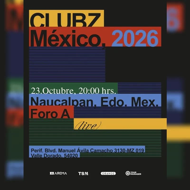 CLUBZ México, 2026 en Foro A en Tlalnepantla
