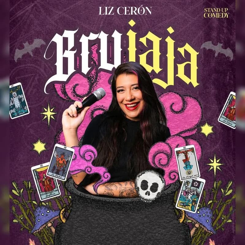 Fondo promocional del evento Liz Cerón en Coacalco