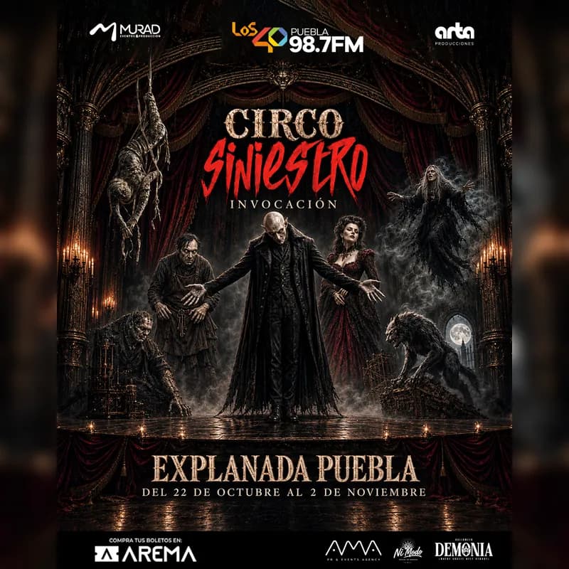 Circo Siniestro Invocación en Puebla