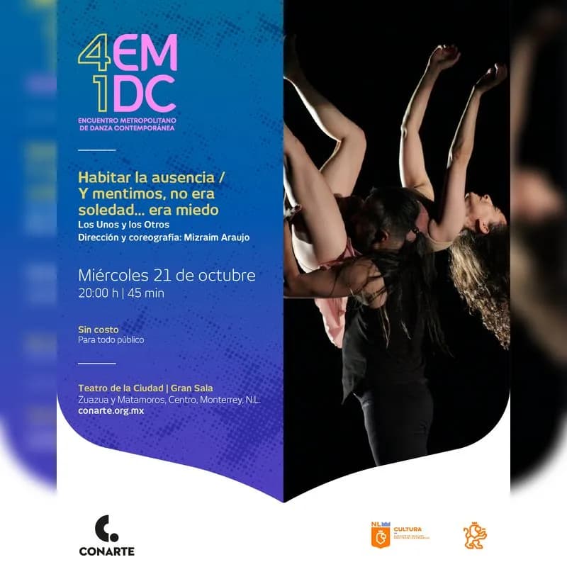 Fondo promocional del evento Habitar la ausencia | Y mentimos… no era soledad, era miedo