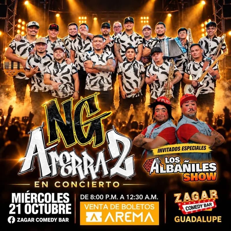 NG Aferra2 en Concierto en Zagar Comedy Bar Guadalupe