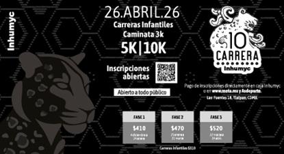 10ma Carrera Inhumyc 2026 en Inhumyc AC, CDMX
