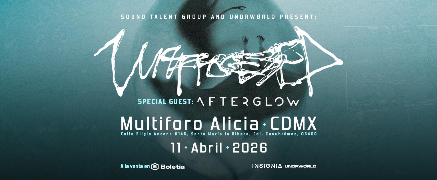 Fondo promocional del evento Undrwørld Presenta: Unprocessed en CDMX 