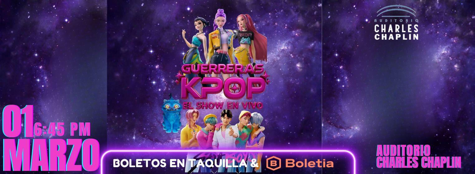 Fondo promocional del evento LAS GUERRERAS KPOP EN CONCIERTO - Tributo Musical 