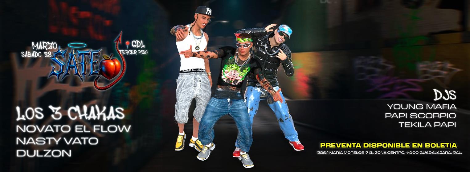 Los 3 Chakas - 15 Aniversario BABEL en Guadalajara