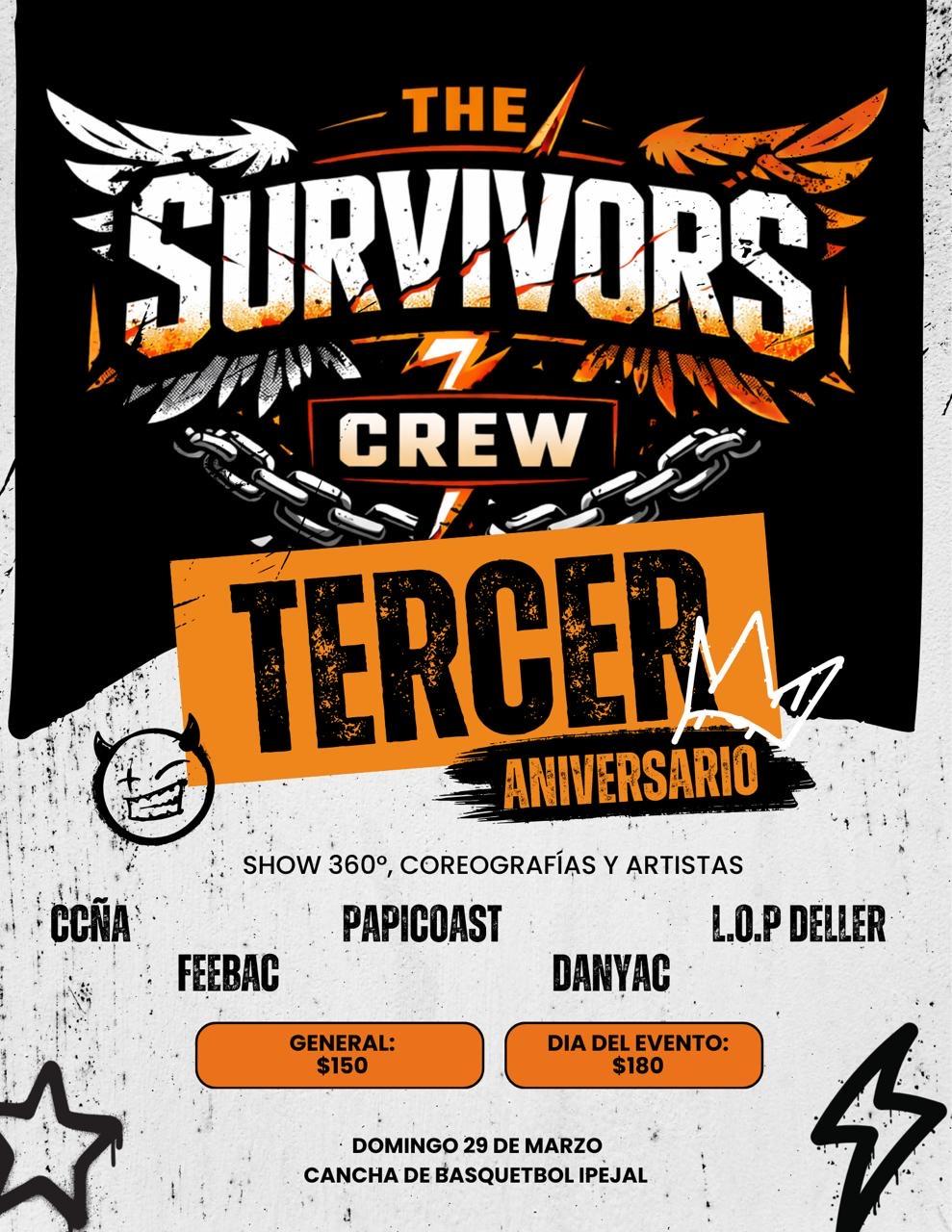 The survivors crew (Tercer aniversario) en San Pedro Tlaquepaque