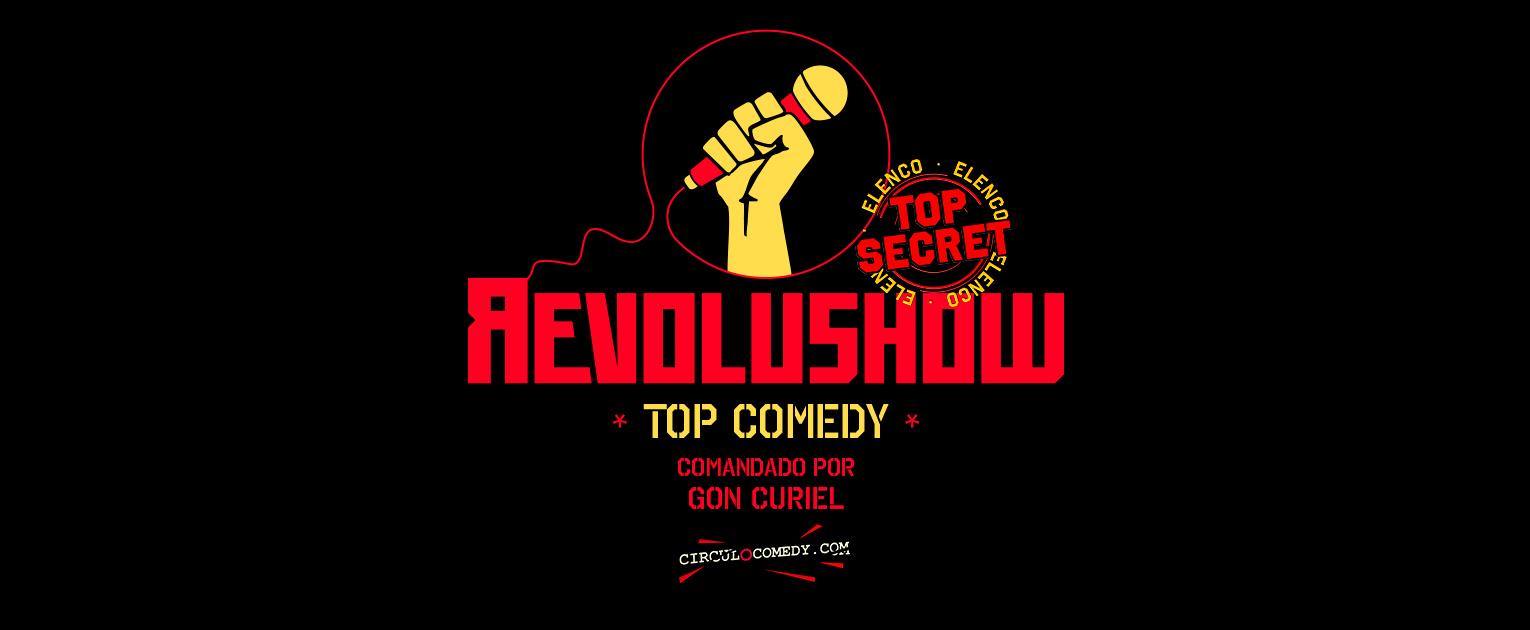 Fondo promocional del evento REVOLUSHOW