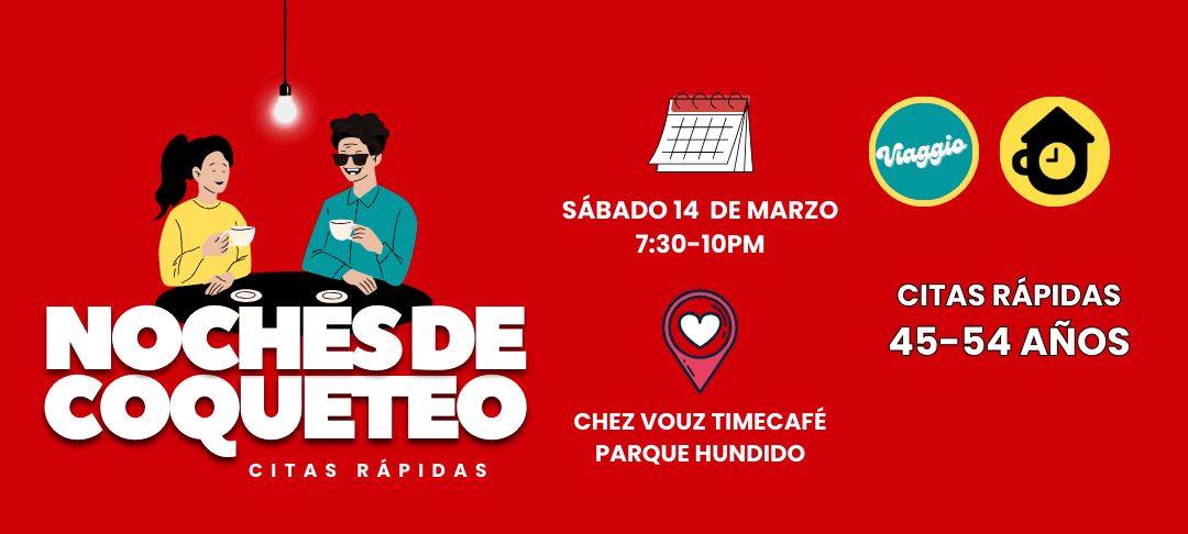 CITAS RÁPIDAS 45-54 años NOCHES DE COQUETEO en Ciudad de México