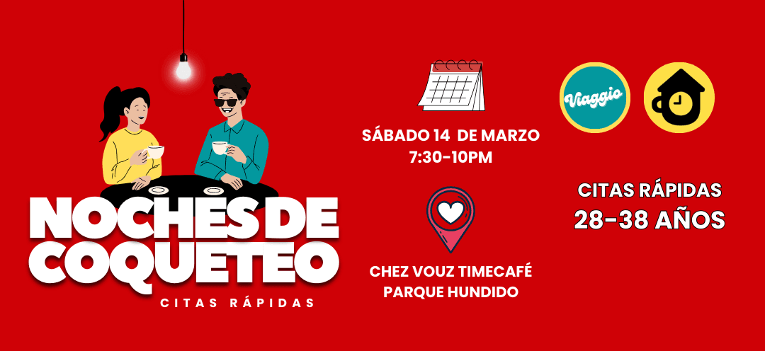 CITAS RÁPIDAS 28-38 años NOCHES DE COQUETEO en Ciudad de México