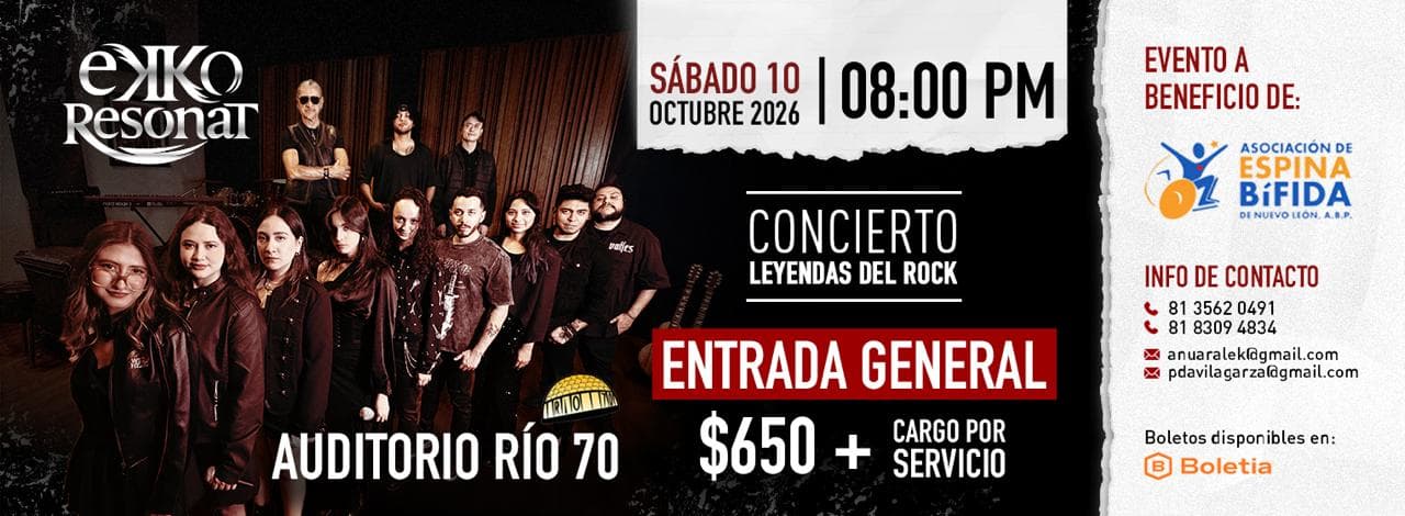 Concierto Banda “Ekko Resonat” en Monterrey
