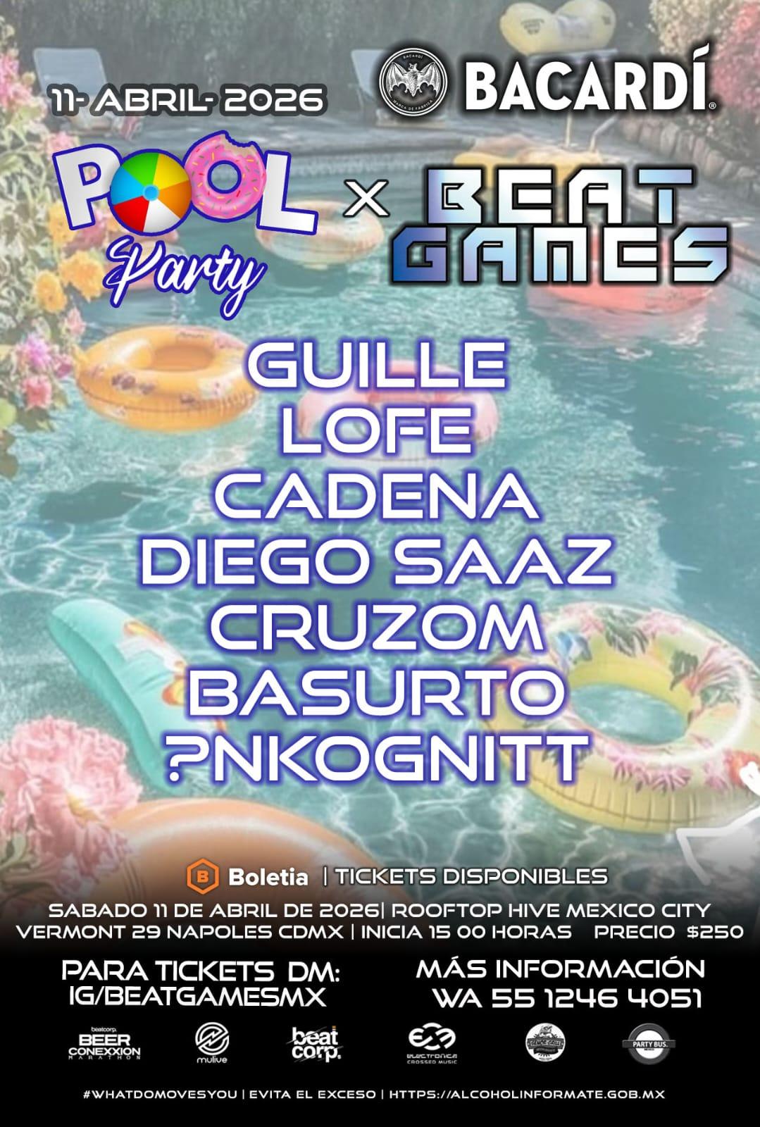 POOL PARTY X BEAT GAMES
