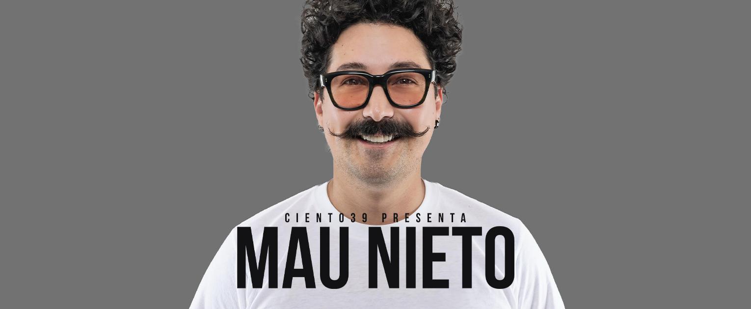 Fondo promocional del evento MAU NIETO