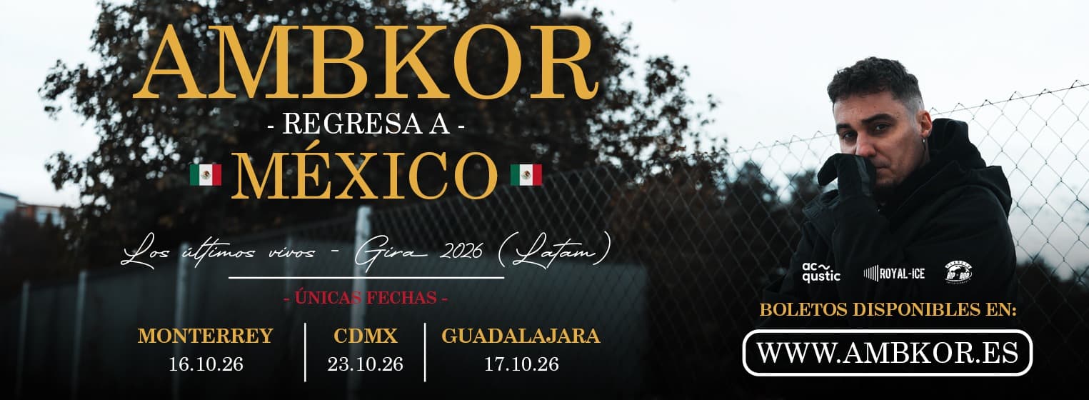 AMBKOR EN MONTERREY - LOS ÚLTIMOS VIVOS TOUR LATAM 2026 en Monterrey