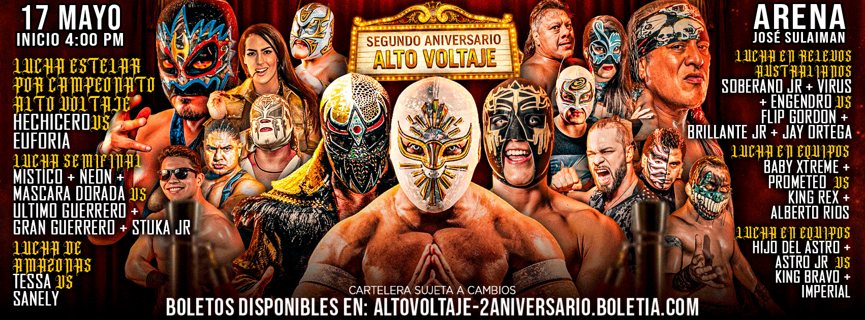 2° Aniversario - Alto Voltaje x CMLL en Monterrey