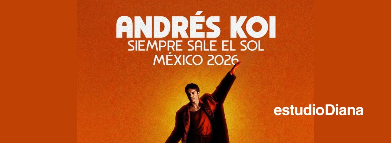 Promotional background for the event Andrés Koi - Siempre Sale el Sol