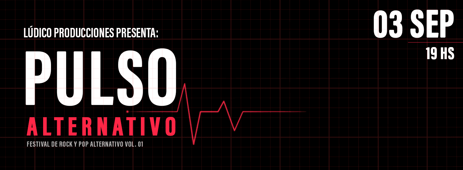 Fondo promocional del evento PULSO ALTERNATIVO FESTIVAL