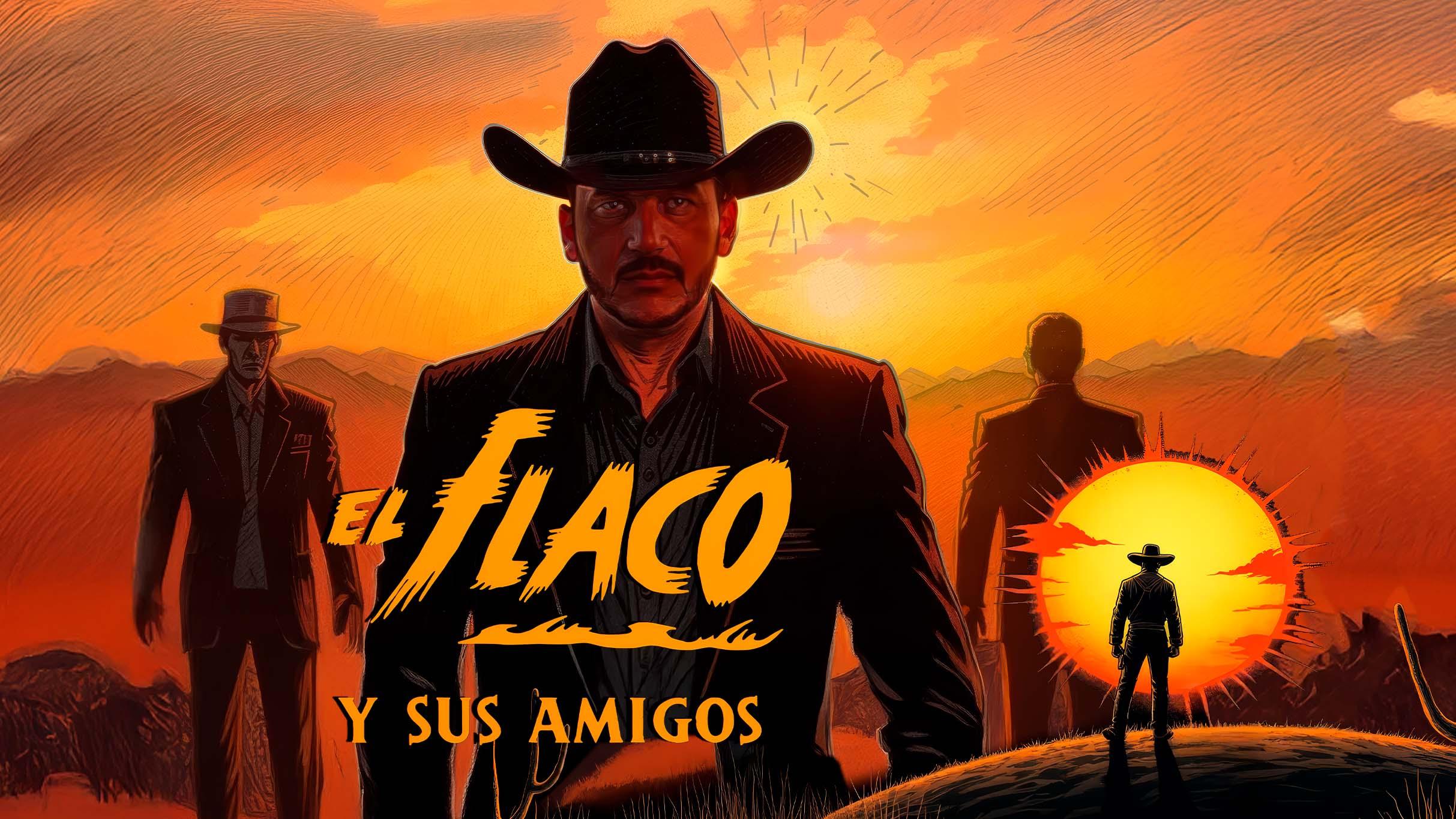 Fondo promocional del evento Luis Angel "El Flaco"