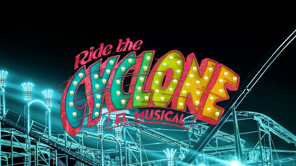 Fondo promocional del evento Ride The Cyclone el Musical