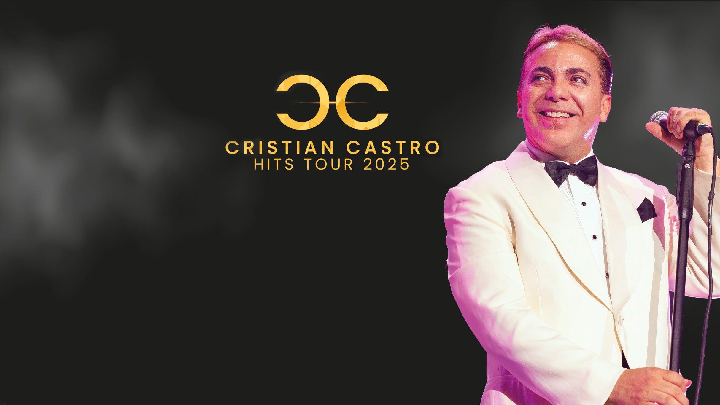 Fondo promocional del evento Cristian Castro