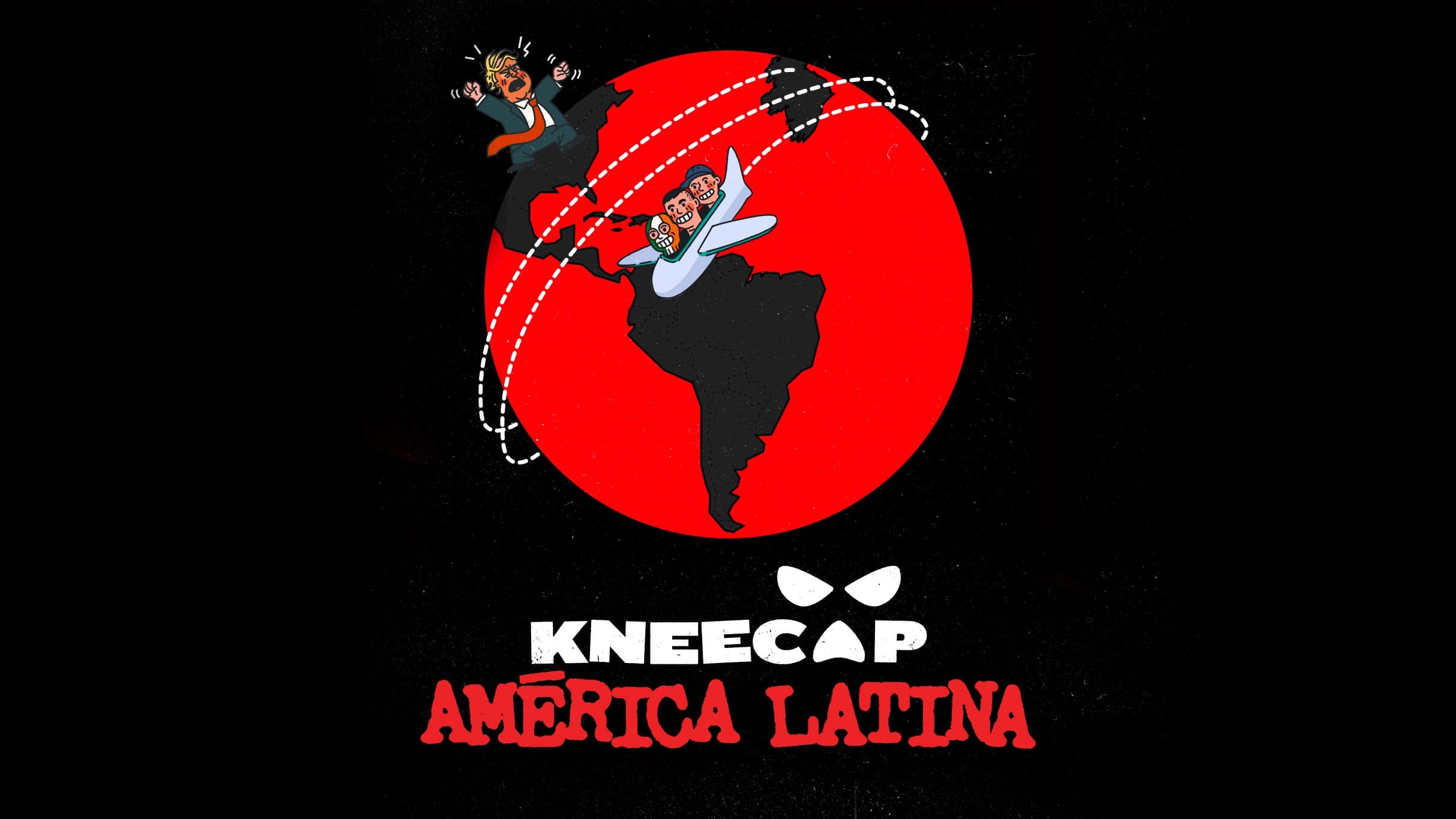 Fondo promocional del evento Kneecap
