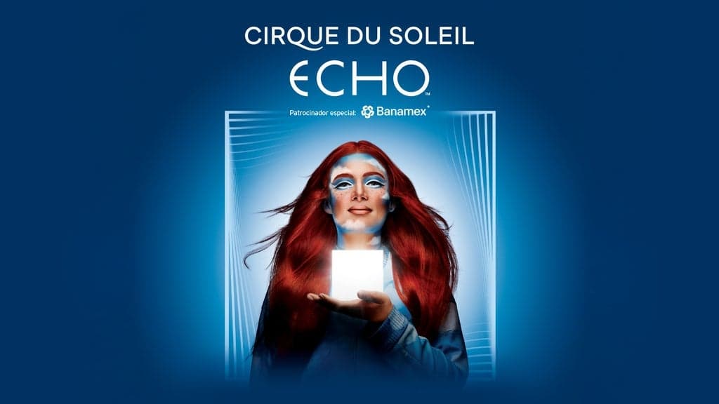 Fondo promocional del evento Cirque Du Soleil ECHO