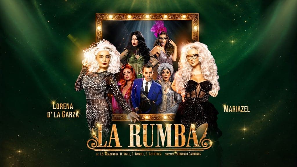 Fondo promocional del evento La Rumba