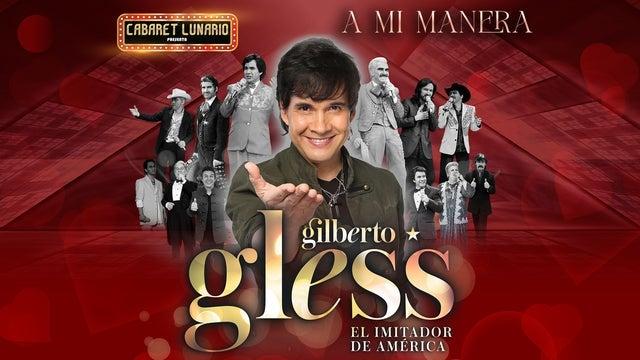 Fondo promocional del evento Cabaret Lunario Presenta: Gilberto Gless
