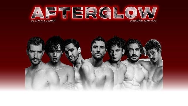 Fondo promocional del evento Afterglow