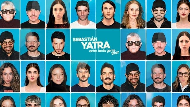 Fondo promocional del evento Sebastian Yatra