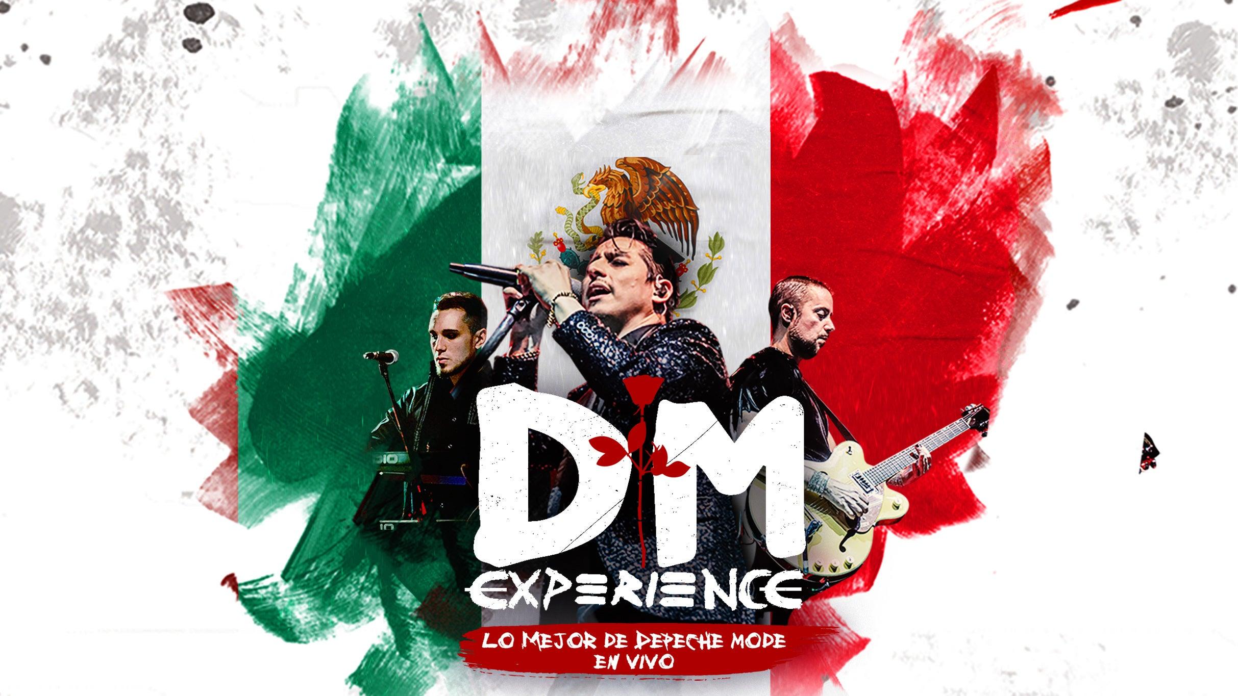 Fondo promocional del evento DM Experience "Lo Mejor de Depeche Mode En Vivo"