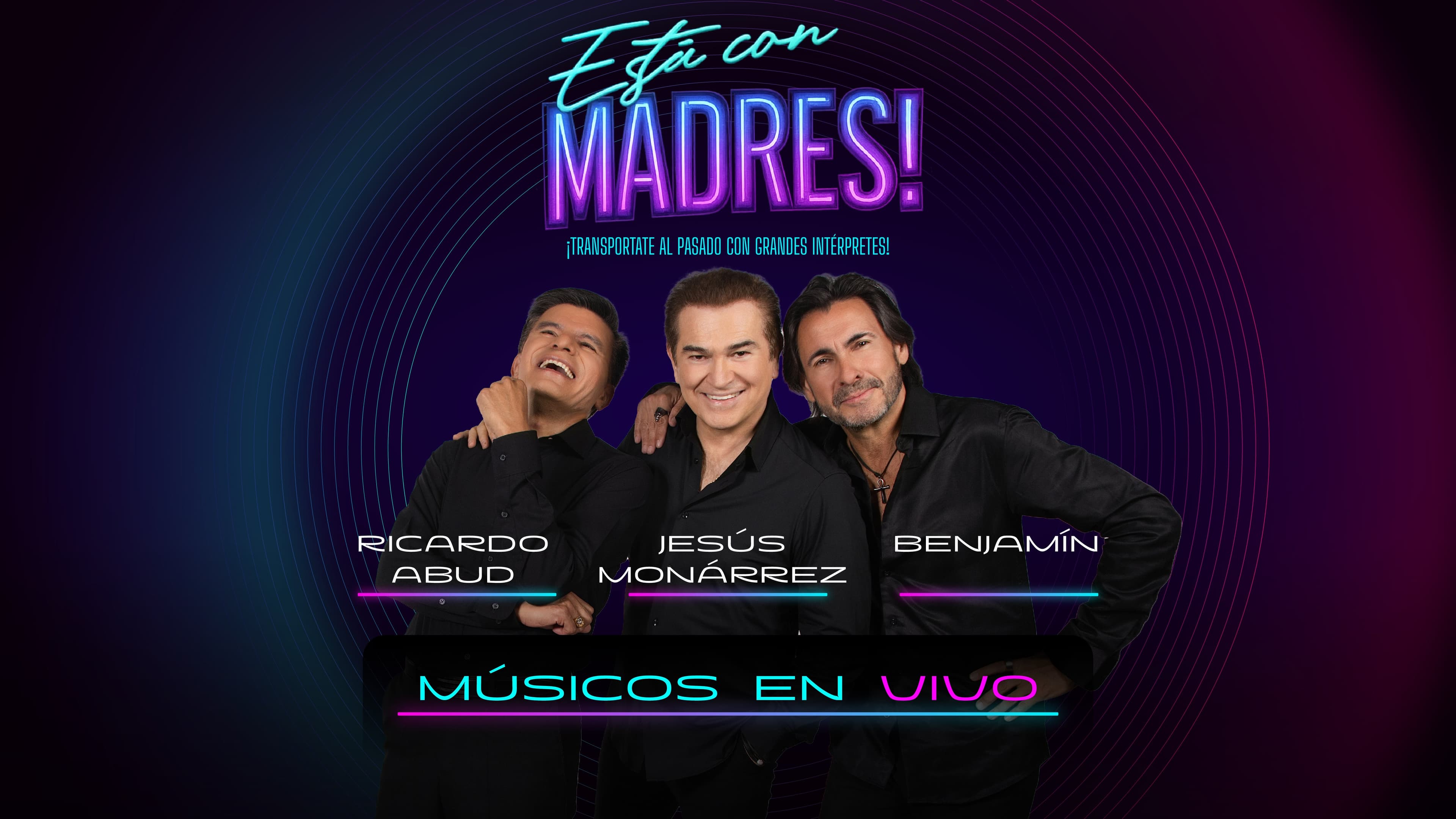 Promotional background for the event Esta con Madres