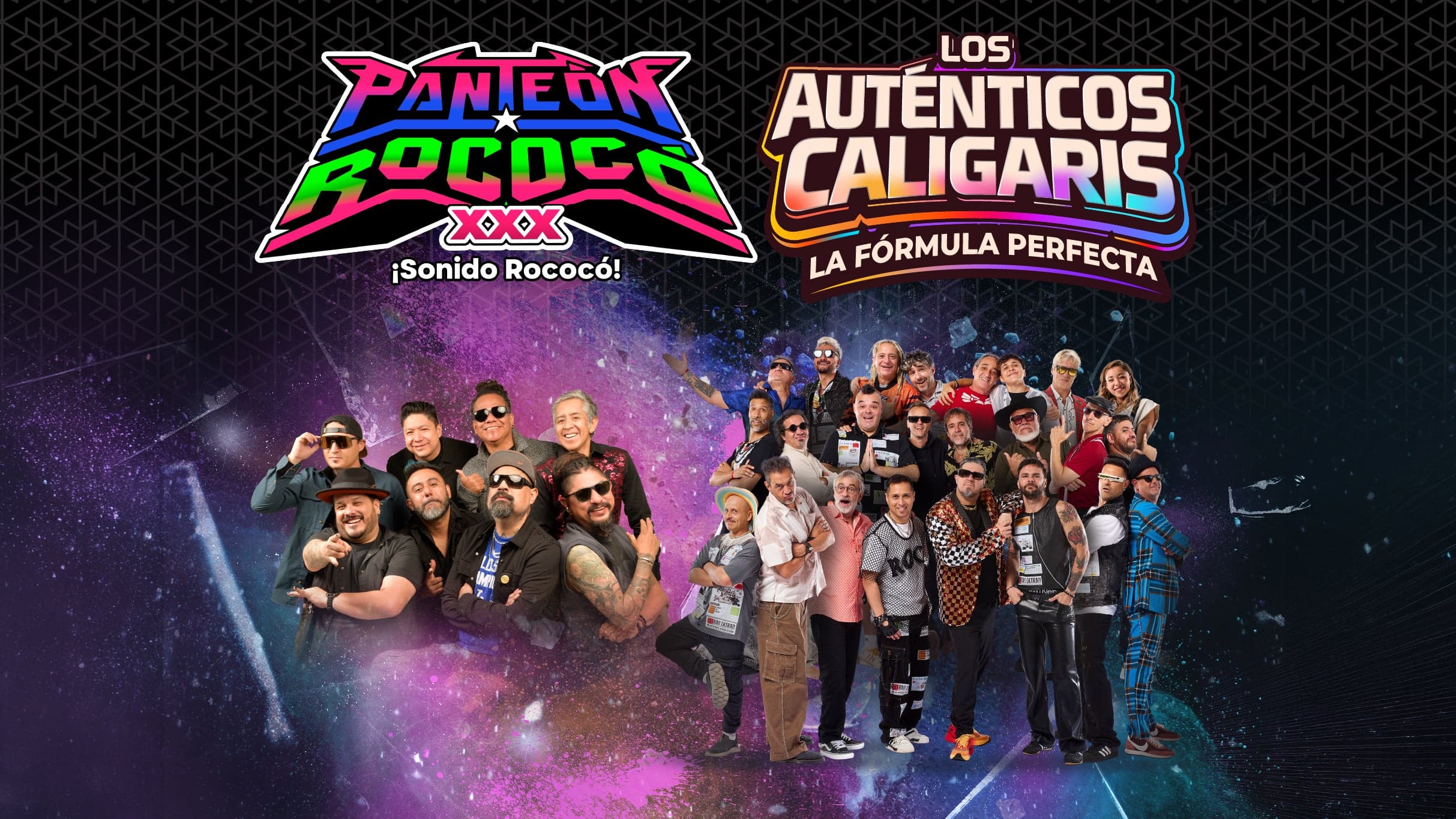 Panteon Rococo y Los Autenticos Caligaris en Guadalajara