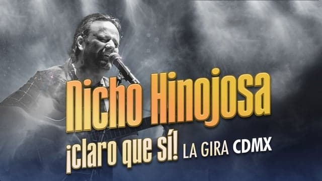 Fondo promocional del evento Nicho Hinojosa en Concierto