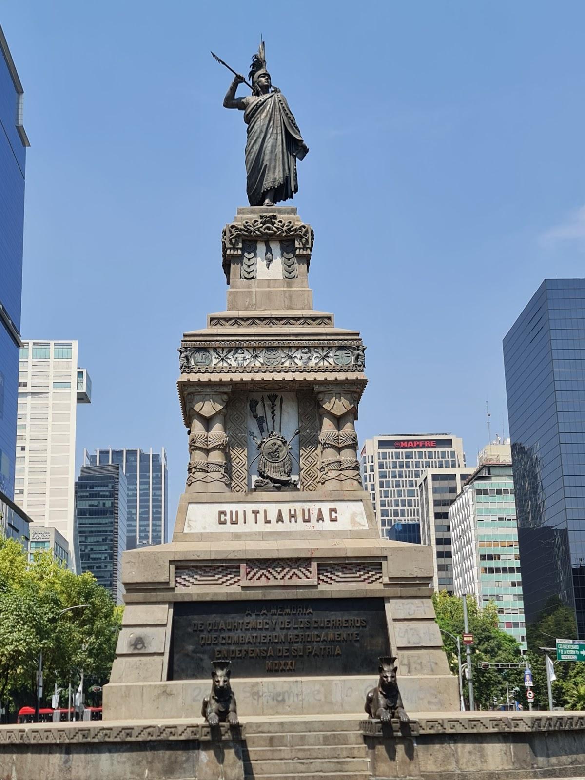 Monumento a Cuitláhuac en Ciudad de México