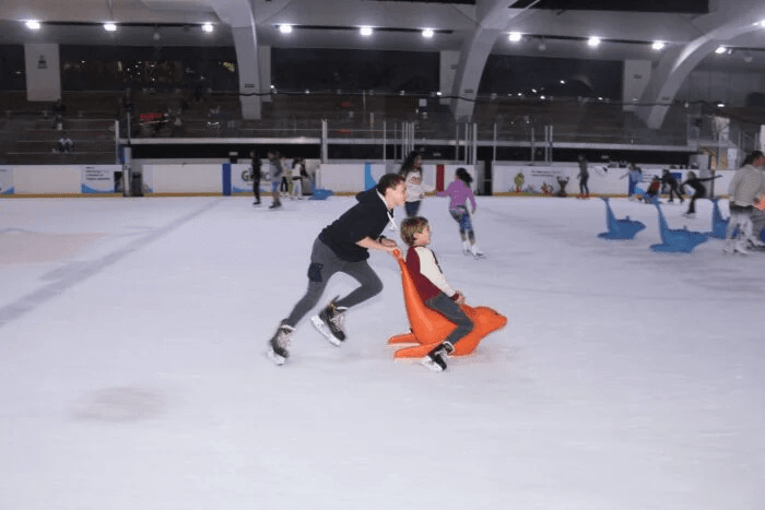 Fondo de Pista de Hielo Santa Fe en Ciudad de México