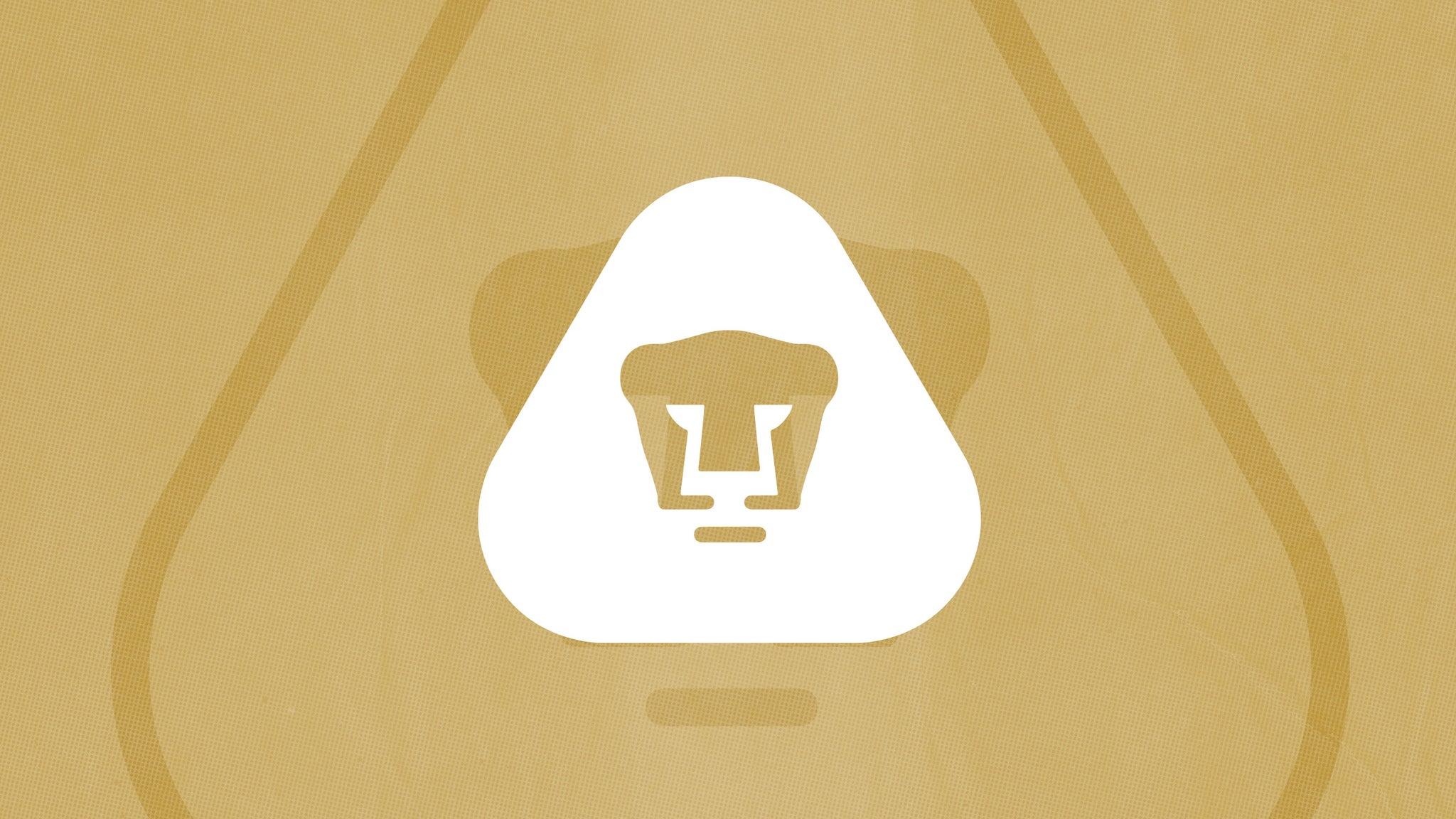 Fondo promocional del evento Pumas UNAM vs Monterrey