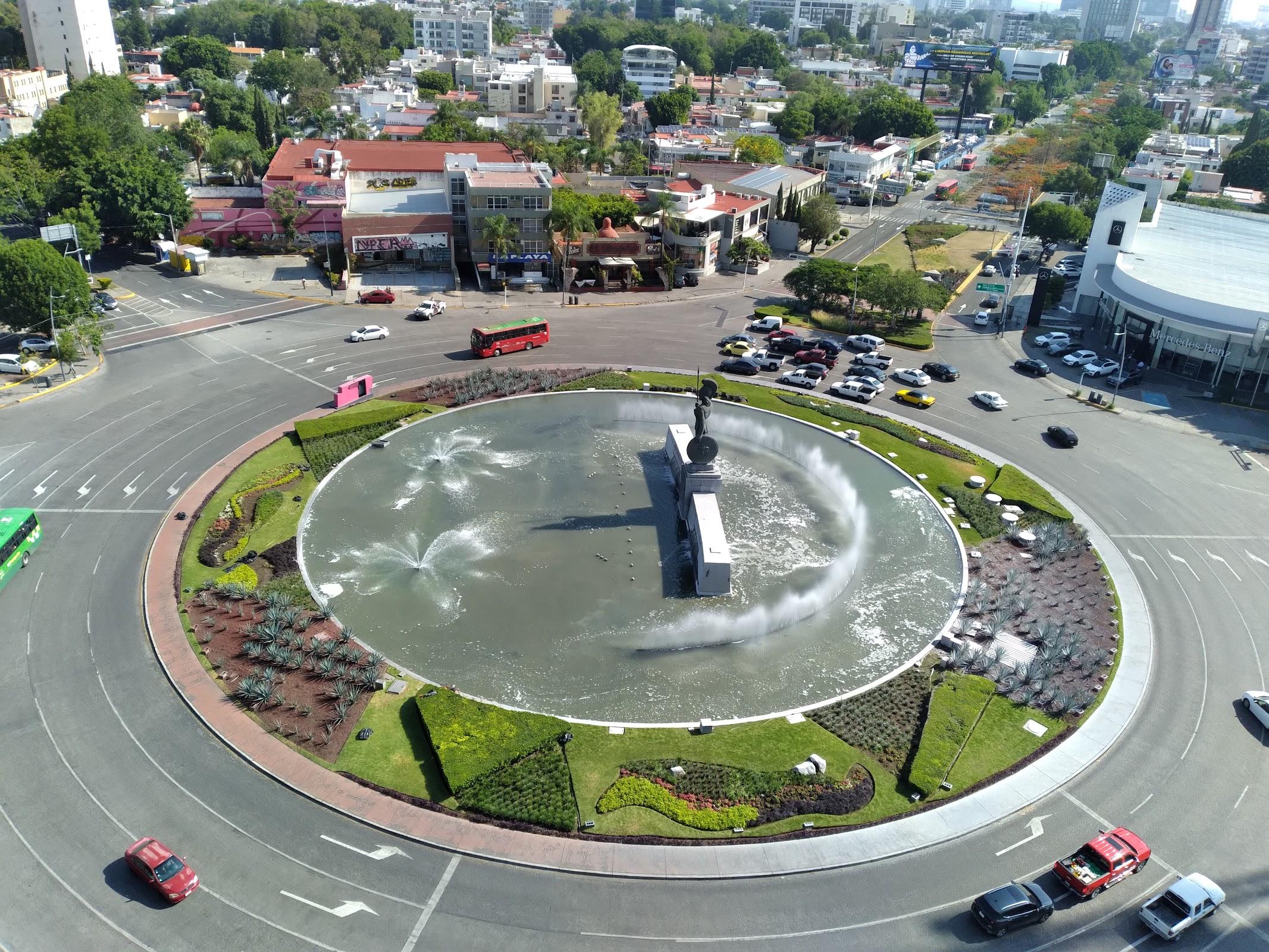 Glorieta de La Minerva en Guadalajara