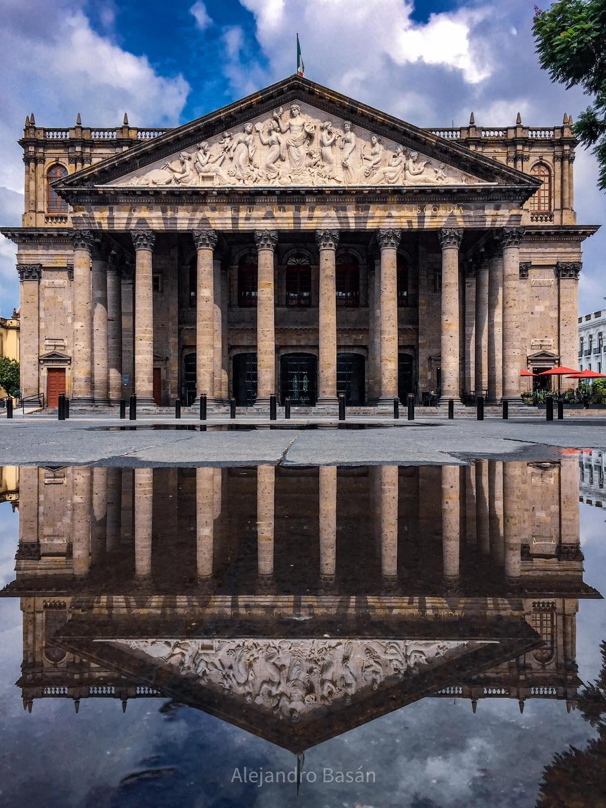 Fondo de Teatro Degollado en Guadalajara