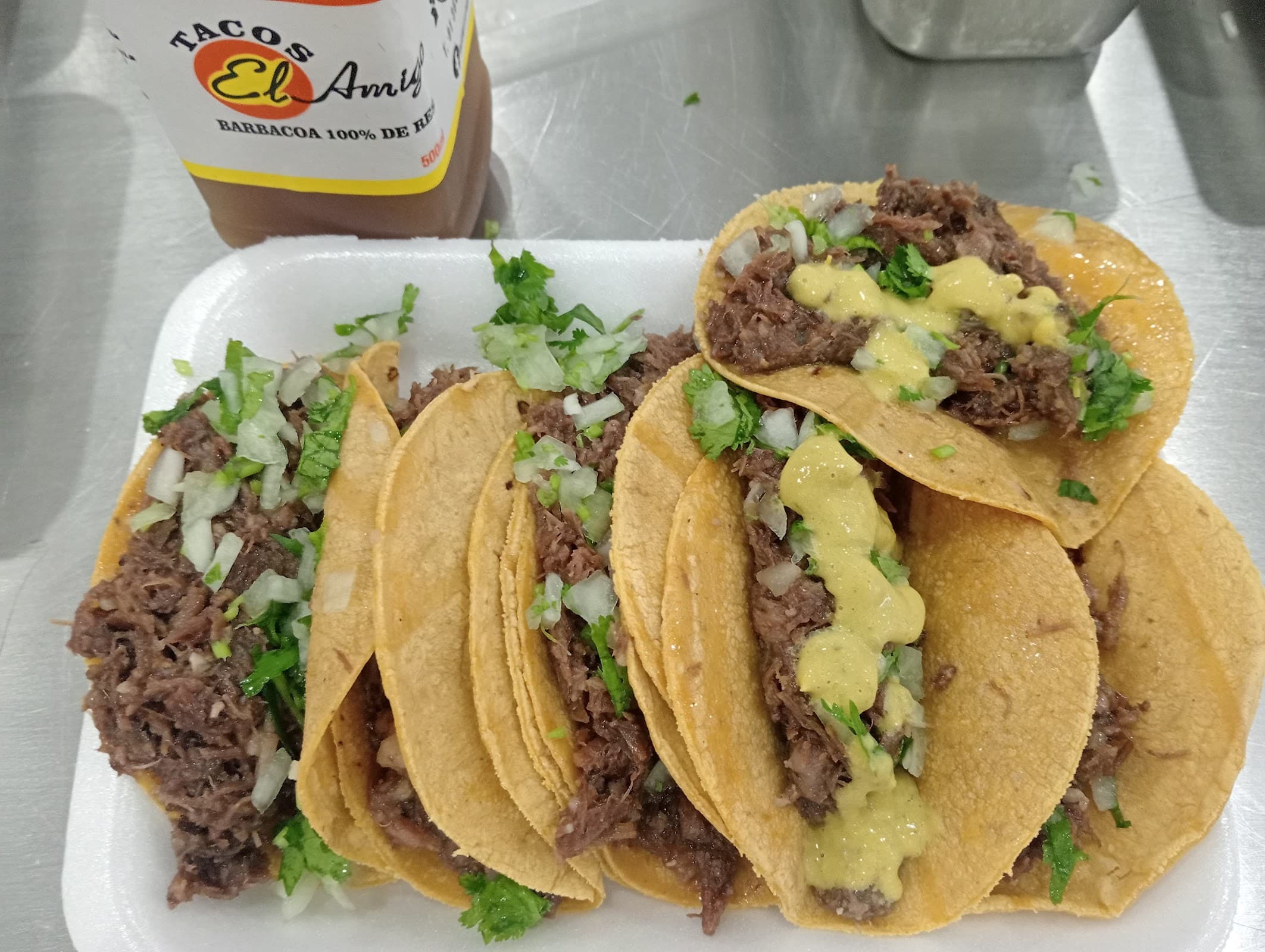 Tacos El Amigo Barbacoa 100% De Res miniatura 4