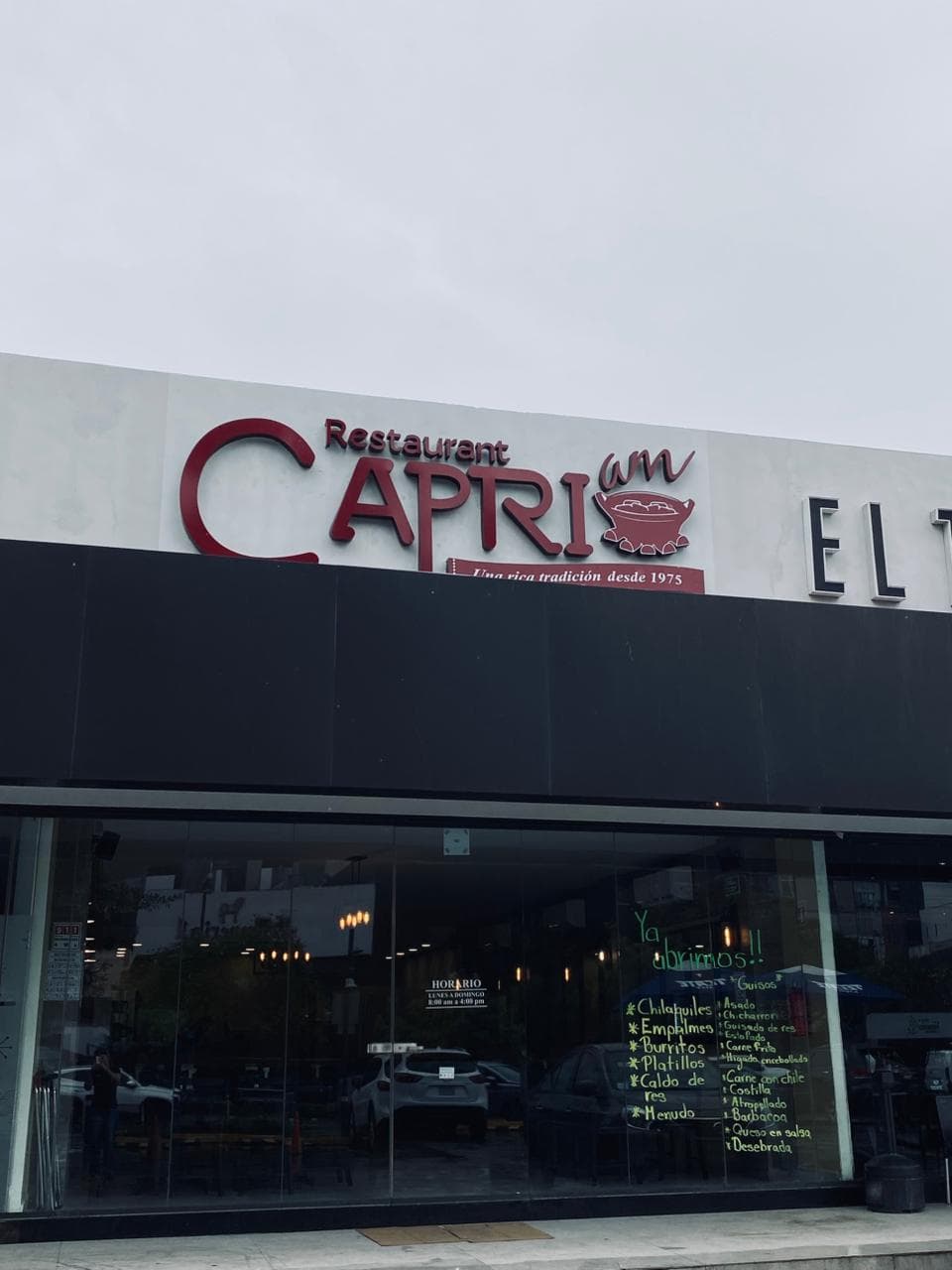 Restaurant Capri Centrito Valle en San Pedro Garza García