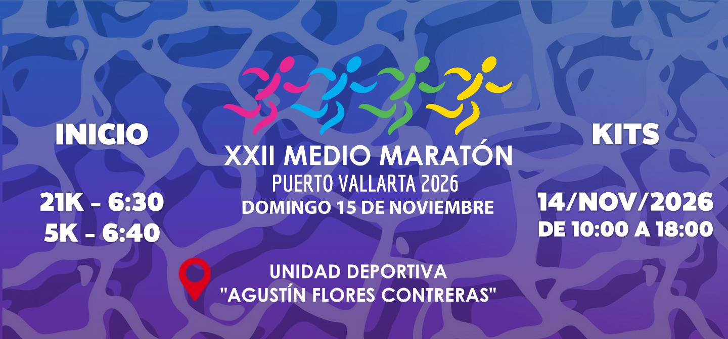 XXII Medio Maratón Puerto Vallarta 2026 en Puerto Vallarta
