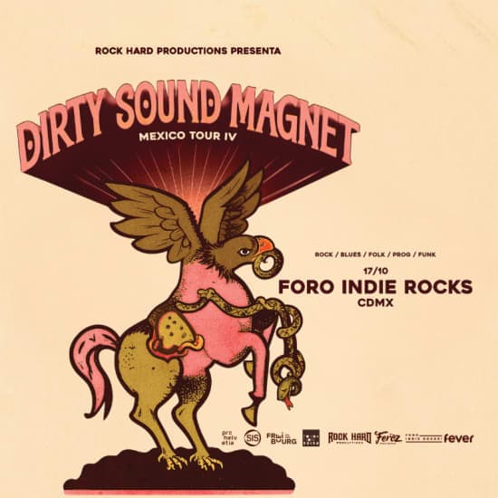 Fondo promocional del evento Dirty Sound Magnet