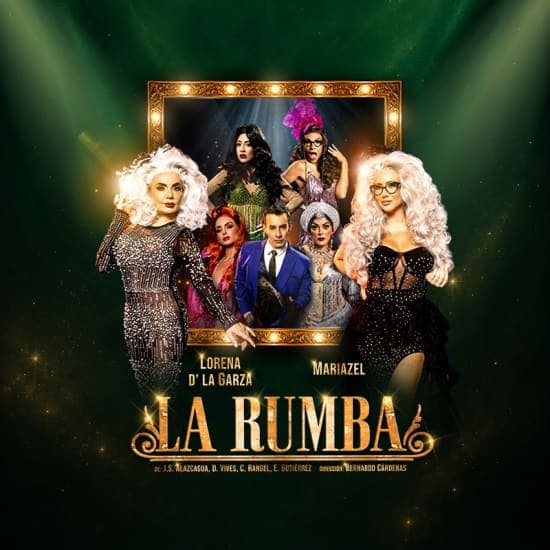 Fondo promocional del evento La Rumba