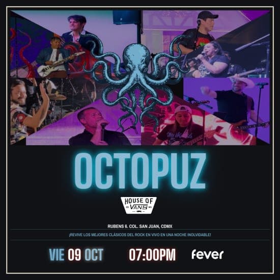 Fondo promocional del evento OctopuZ