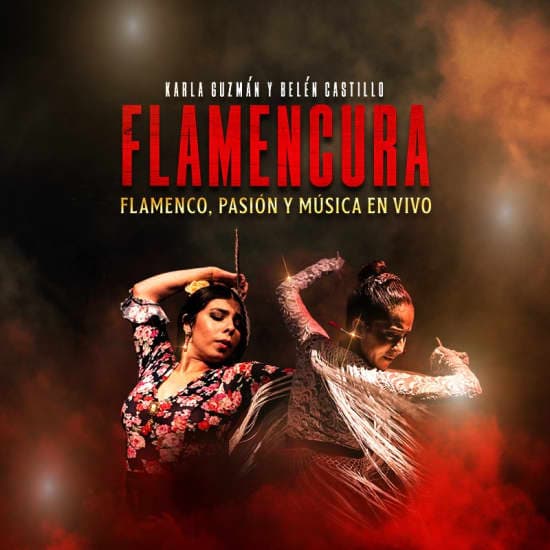 Promotional background for the event Flamencura