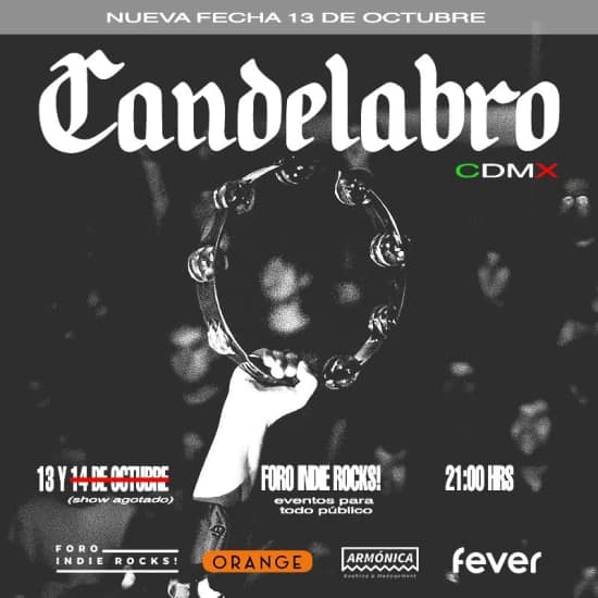 Fondo promocional del evento Candelabro (Segunda Fecha)