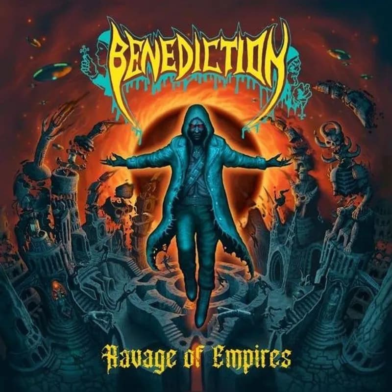 Fondo promocional del evento Benediction en CDMX