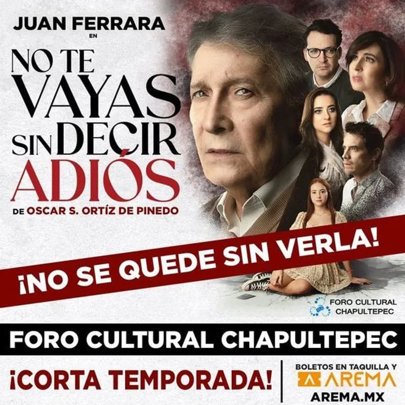 Fondo promocional del evento No te vayas sin Decir Adiós en CDMX